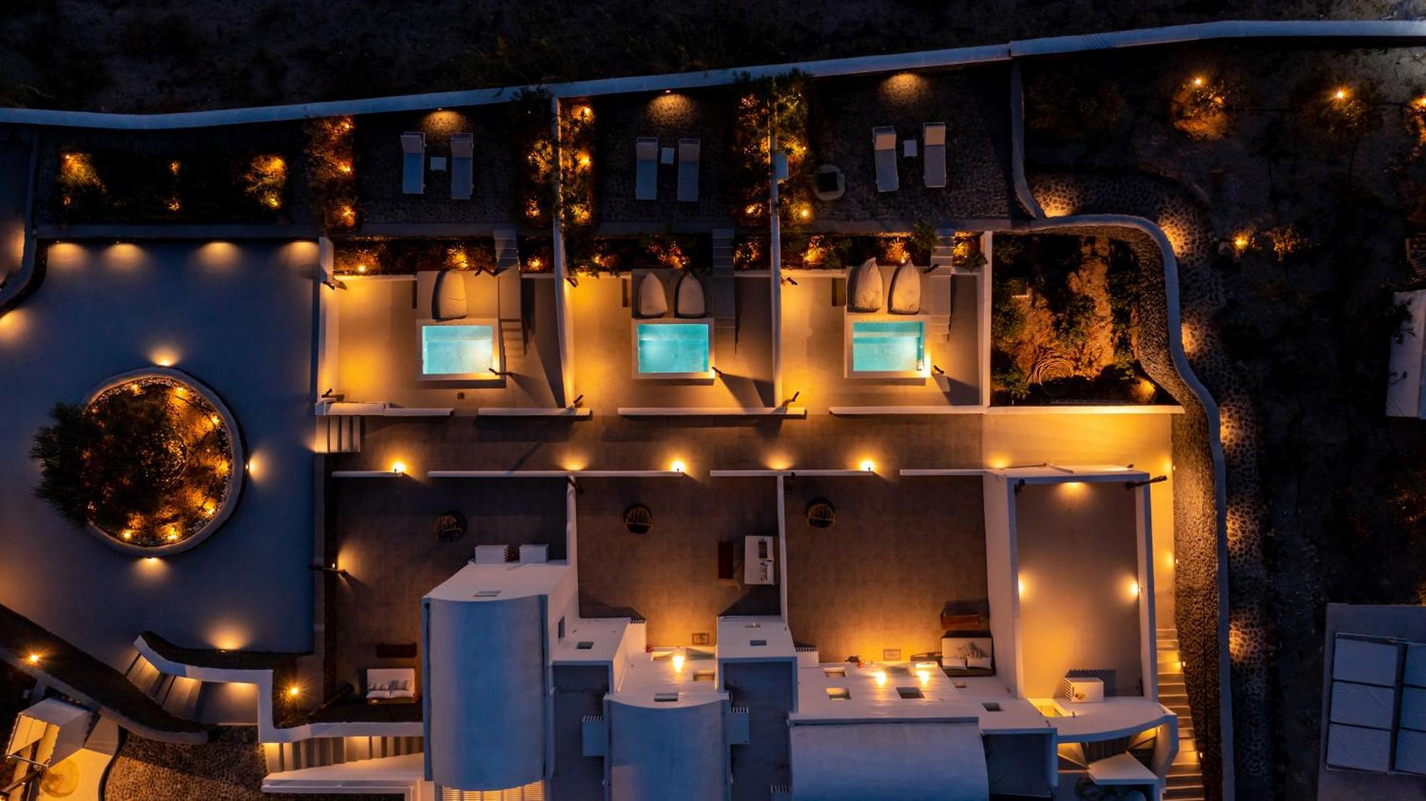 Santa Irina Luxury Sunny Lofts Hotel Perivolos  Exterior photo